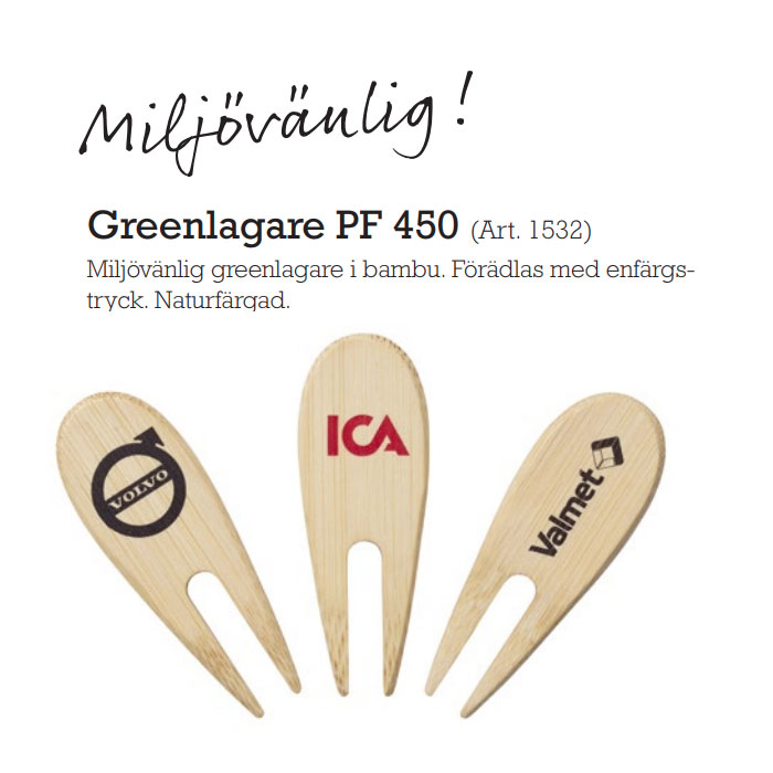 Greenlagare i Bambu - Inklusive 1-färgstryck - Miljövänlig