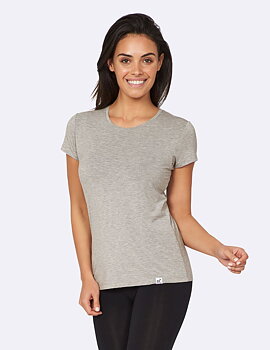 T-shirt - Dam -  Ljusgrå - BOODY - EKO (UTGÅR)