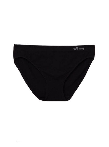 Women's Classic Bikini Underwear, Black, BOODY, Organic  - 4