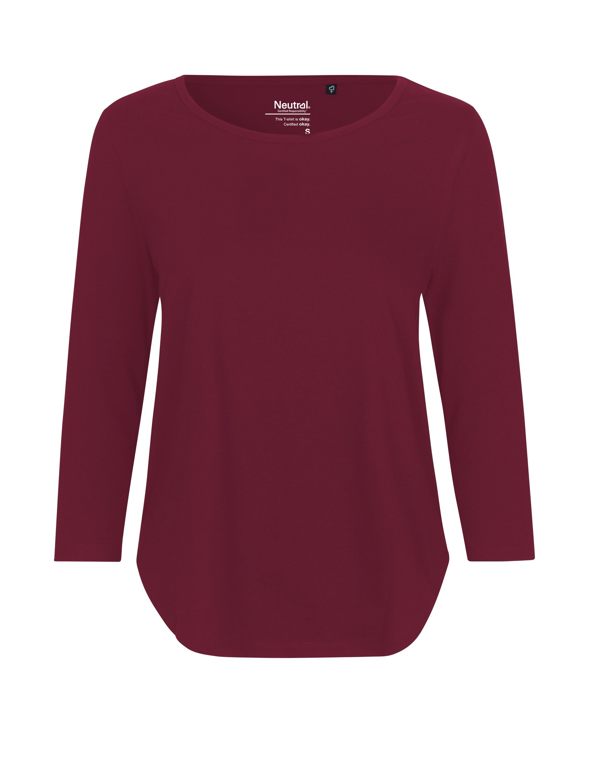 Neutral - 3/4 Armlängd T-shirt - Dam - Fairtrade, EKO & GOTS - 6 olika färger - 2