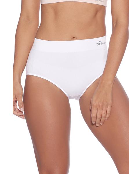 Women's Full Briefs Underwear, White, Boody Bamboo Eco Wear, Organic  - 4