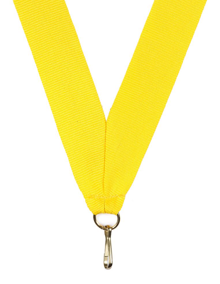 Medaljband Långt 800x22 mm - Gul