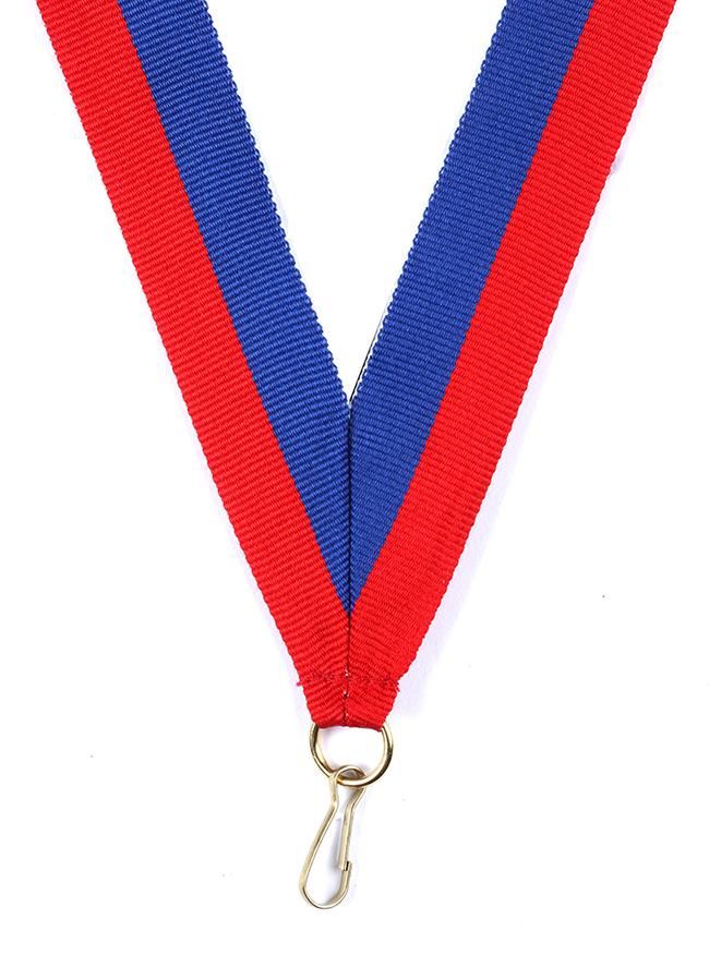 Medaljband Långt 800x22 mm - Blå/Röda