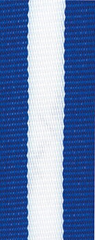 Medaljband Långt 800x22 mm - Blå/Vit/Blå