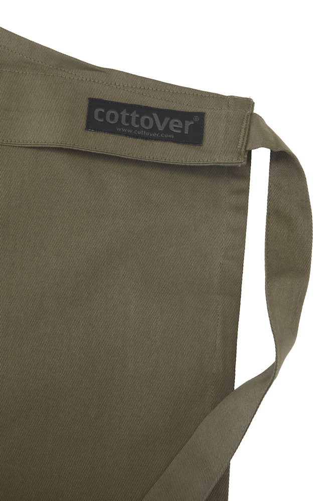 Förkläde Kombi - Oliv - Cottover - Fairtrade, EKO & GOTS - 3