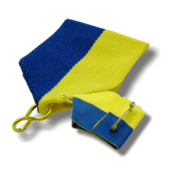 Korta Exklusiva Medaljband 40x35 mm - 17 olika färger - 2