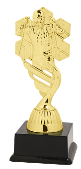 Längdskidåkningsstatyett Guld