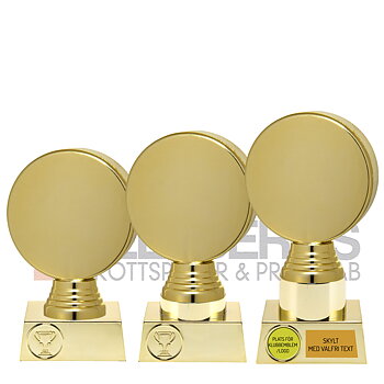 Statyett Ishockey Guld Sport Trophies - 135/150/165 mm - Inklusive skylt med text