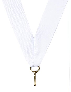 Medaljband Långt 800x22 mm - Vita