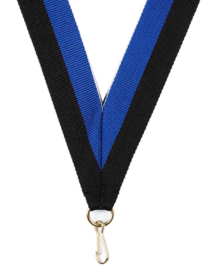 Medaljband Långt 800x22 mm - Blå/Svarta
