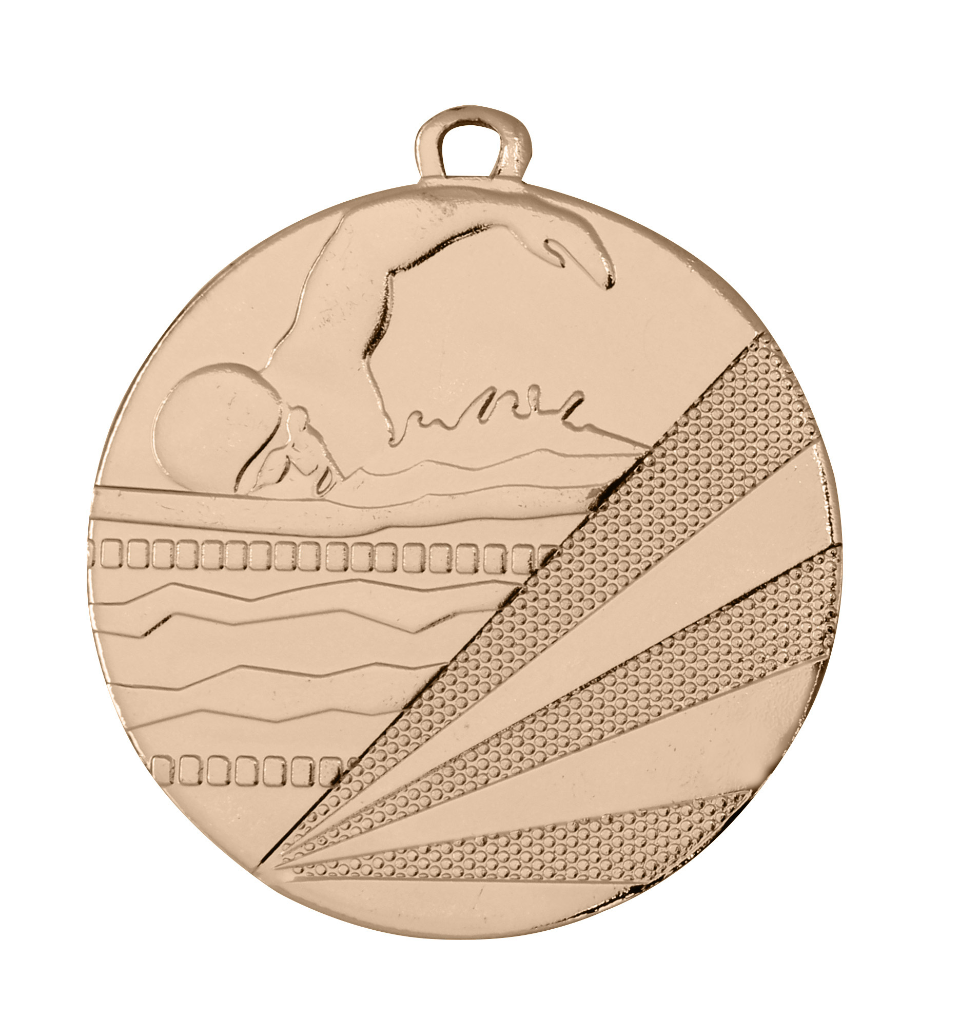 Medaljer 50 mm präglade - Simning - Guld, Silver och Brons - 4