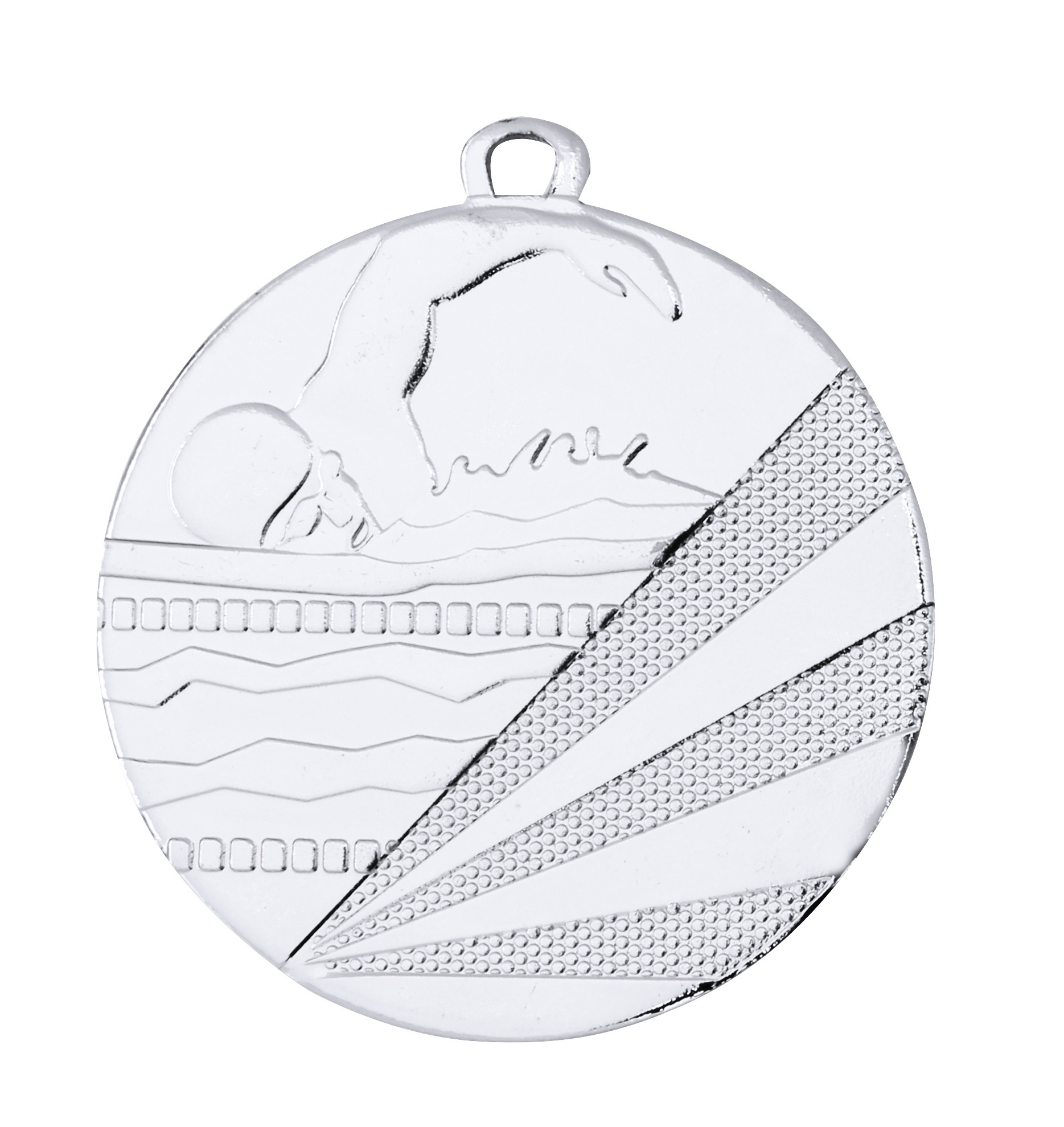 Medaljer 50 mm präglade - Simning - Guld, Silver och Brons - 3