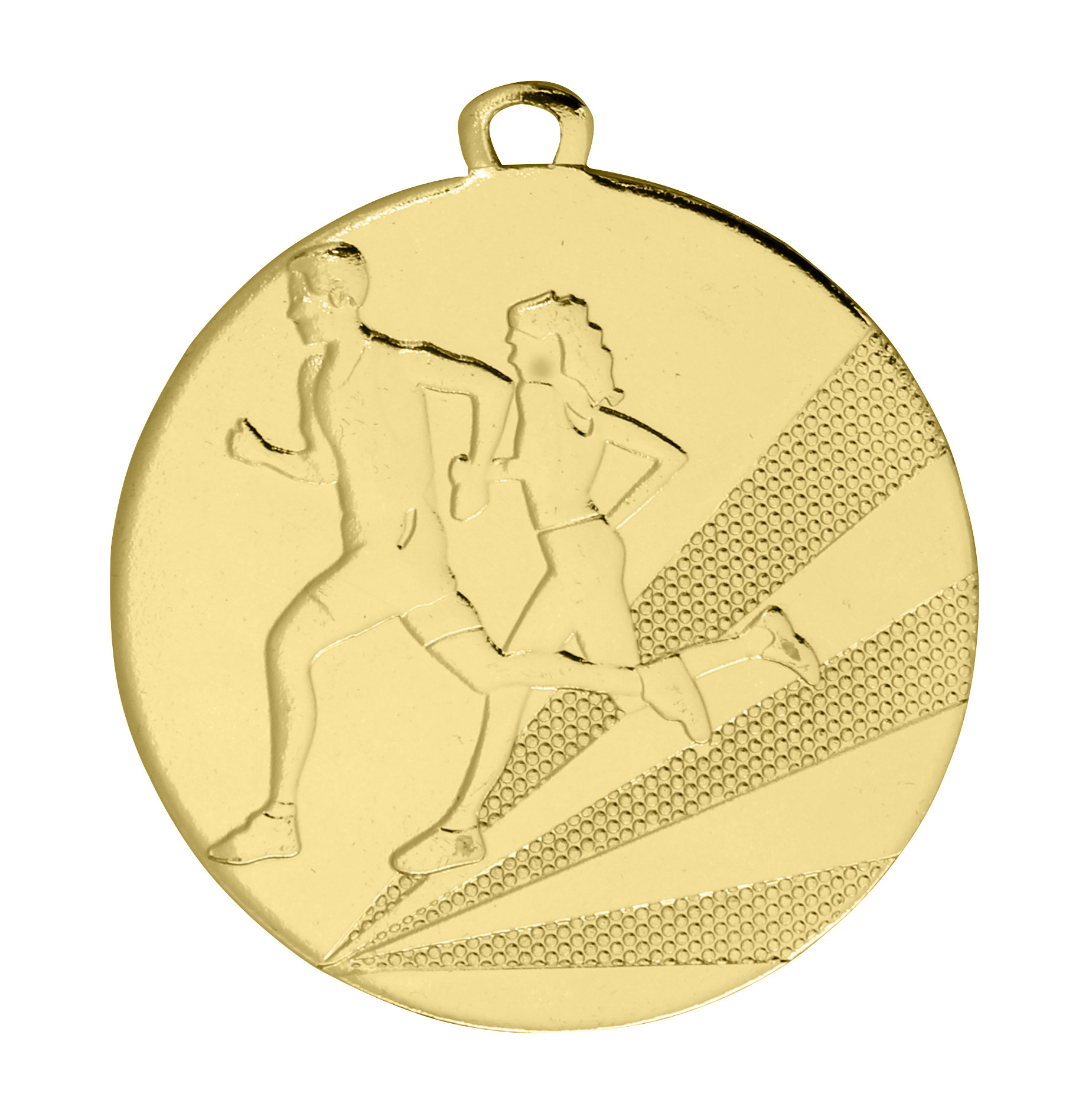 Medaljer 50 mm präglade - Löpning - Guld, Silver och Brons