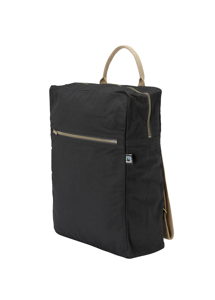 Ryggsäck Canvas - Svart- Cottover - Fairtrade, EKO & GOTS