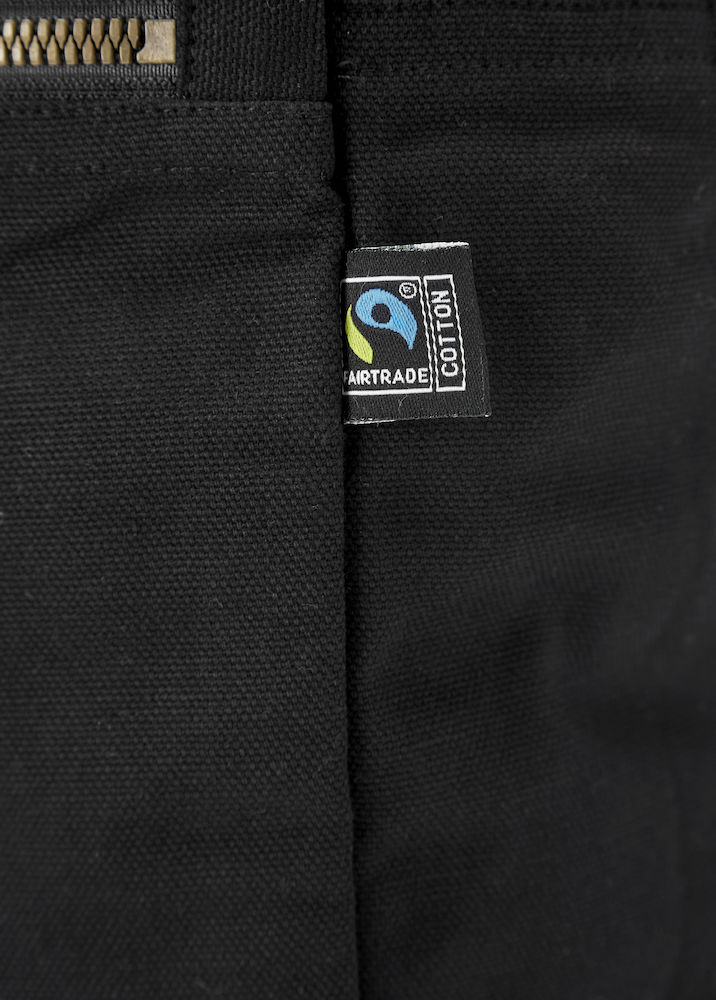 Ryggsäck Canvas - Svart- Cottover - Fairtrade, EKO & GOTS - 4