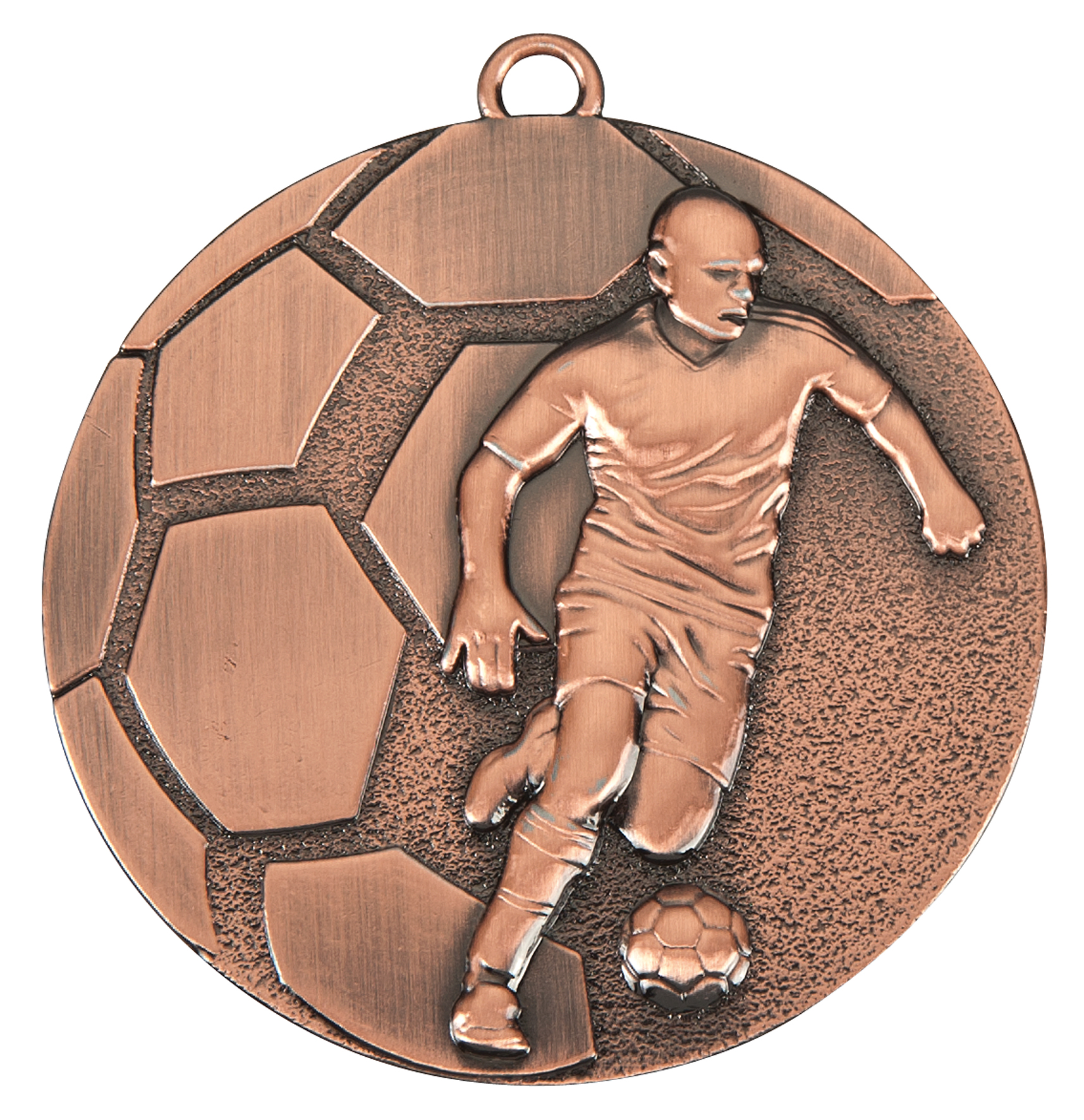 Medaljer 50 mm präglade - Fotboll - Guld, Silver och Brons - 4