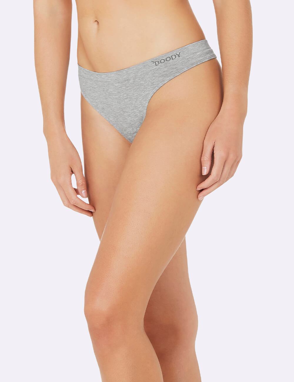 G-String, Light Grey, Boody Bamboo Eco Wear, Organic  - 3