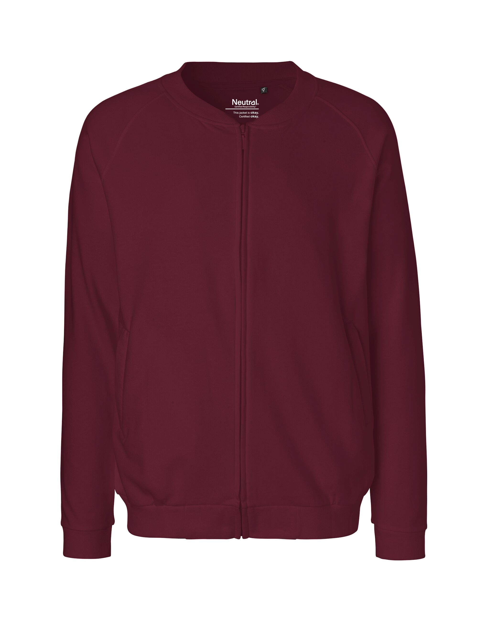 Sweatshirtjacka - Unisex - Neutral - Fairtrade, EKO & GOTS - 7 olika färger - 9