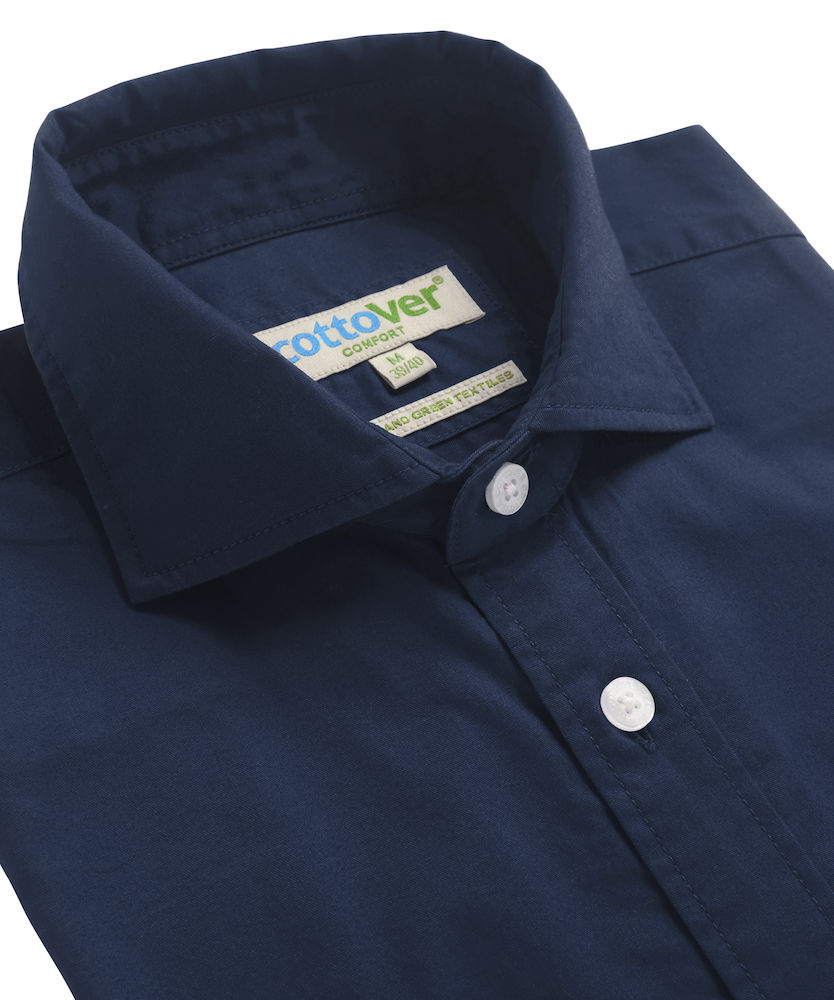 Bomullsskjorta - Herr - Cottover - Fairtrade, EKO & GOTS - Navy