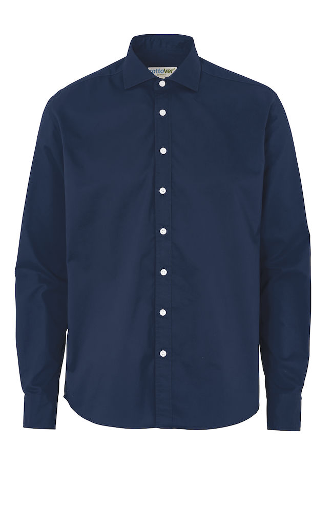 Bomullsskjorta - Herr - Cottover - Fairtrade, EKO & GOTS - Navy - 2