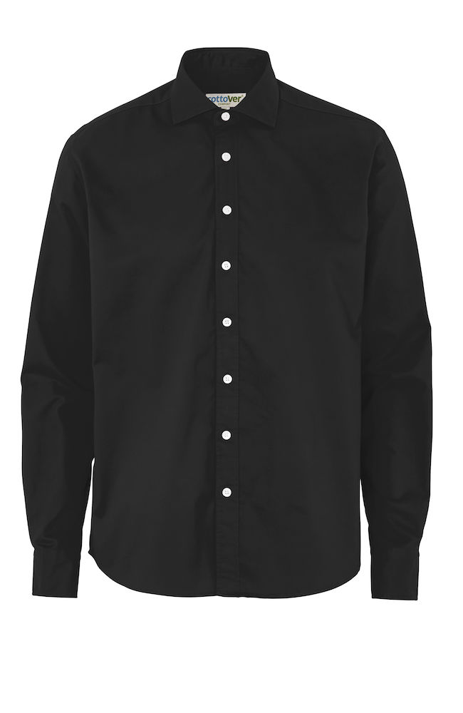 Bomullsskjorta - Herr - Cottover - Fairtrade, EKO & GOTS - Svart - 4