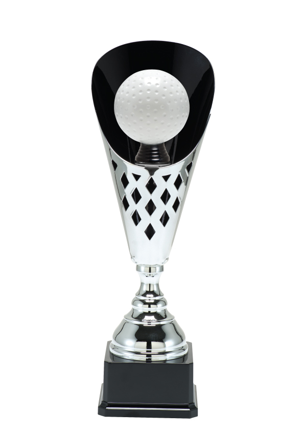 Silverpokal Landhockey Trophies  - 400/455/505 mm - Inklusive skylt med text