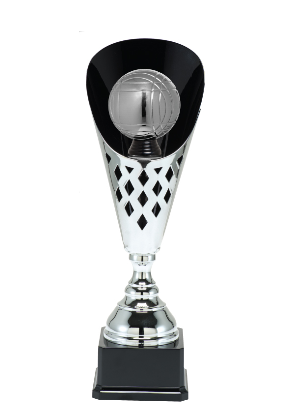 Silverpokal Boule Trophies  - 400/455/505 mm - Inklusive skylt med text