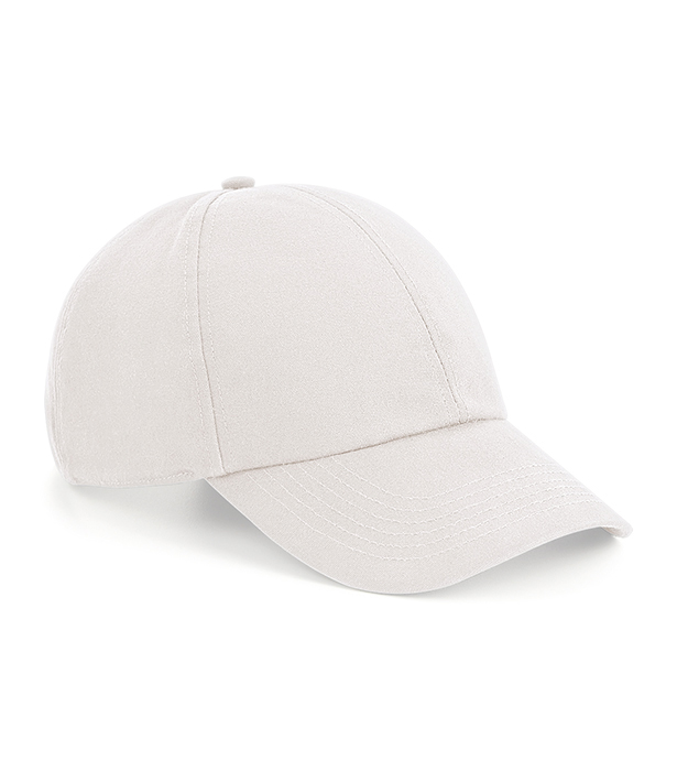 Organic Cotton 6 Panel Cap, Sand 