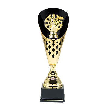 Guldpokal Dart Trophies  - 400/455/505 mm - Inklusive skylt med text