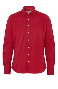 Bomullsskjorta Slim Fit- Herr - Cottover - Fairtrade, EKO & GOTS - Röd