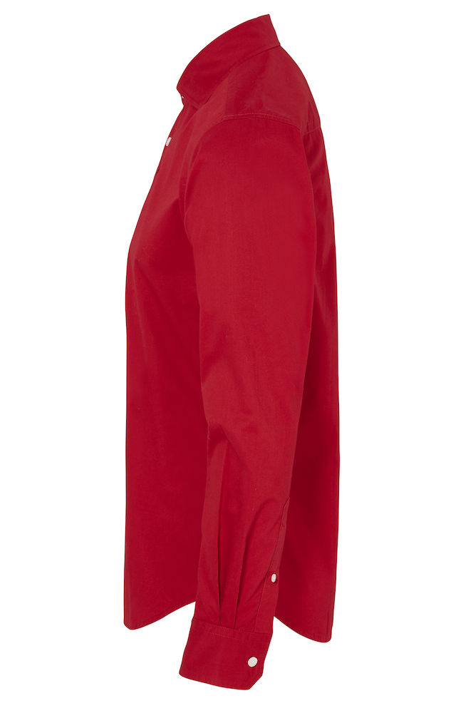 Bomullsskjorta Slim Fit- Herr - Cottover - Fairtrade, EKO & GOTS - Röd - 5
