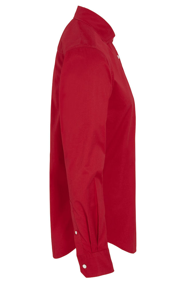 Bomullsskjorta Slim Fit- Herr - Cottover - Fairtrade, EKO & GOTS - Röd - 6