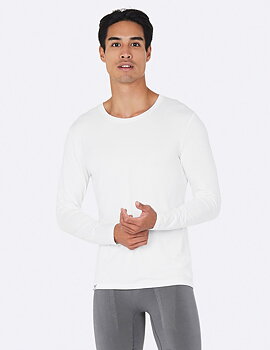 Långärmad T-shirt - Herr - Vit - BOODY - EKO (UTGÅR)