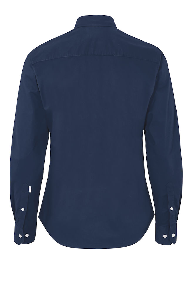 Bomullsskjorta Slim Fit- Herr - Cottover - Fairtrade, EKO & GOTS - Navy - 4