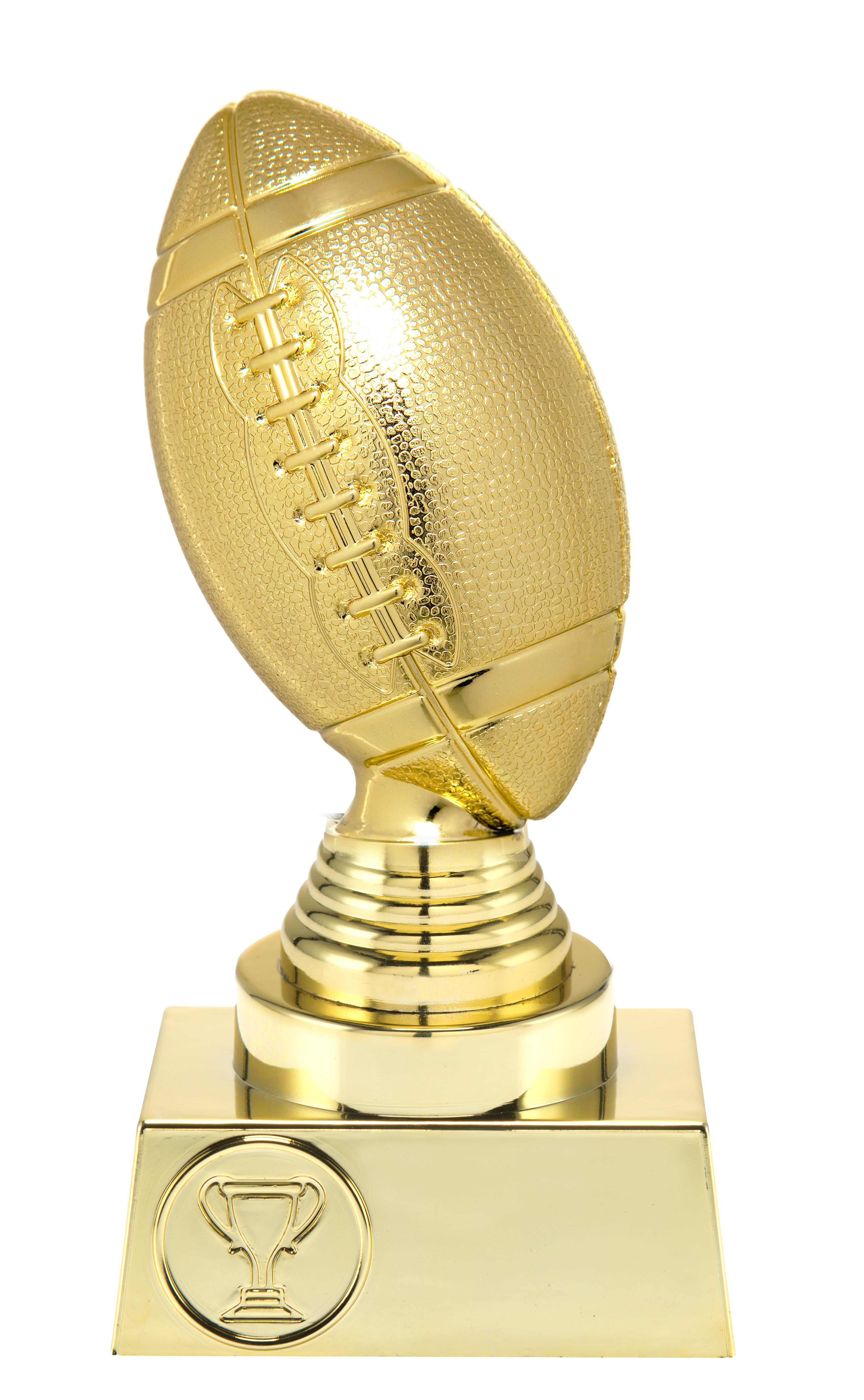 Statyett Guld Amerikansk Fotboll Sport Trophies - 155/170/185 mm - Inklusive skylt med text