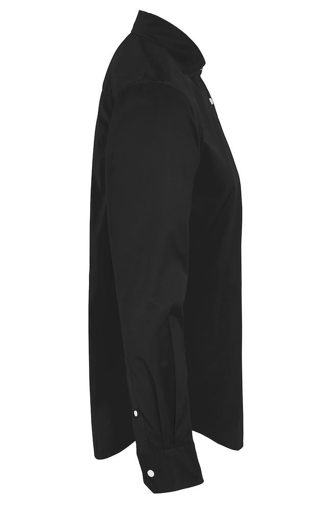 Bomullsskjorta Slim Fit- Herr - Cottover - Fairtrade, EKO & GOTS - Svart - 6