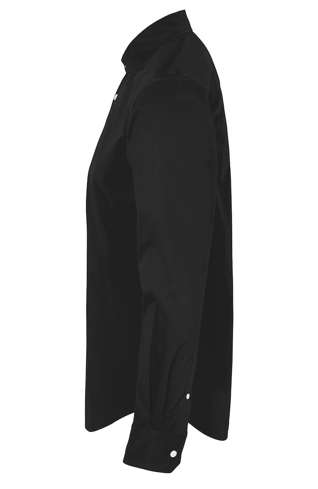 Bomullsskjorta Slim Fit- Herr - Cottover - Fairtrade, EKO & GOTS - Svart - 5