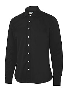 Bomullsskjorta Slim Fit- Herr - Cottover - Fairtrade, EKO & GOTS - Svart
