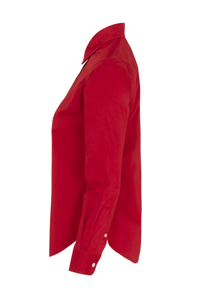 Bomullsskjorta - Dam - Cottover - Fairtrade, EKO & GOTS - Röd - 6