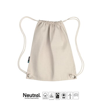 Gympapåse Twill - Neutral - Fairtrade, EKO, GOTS - Natur