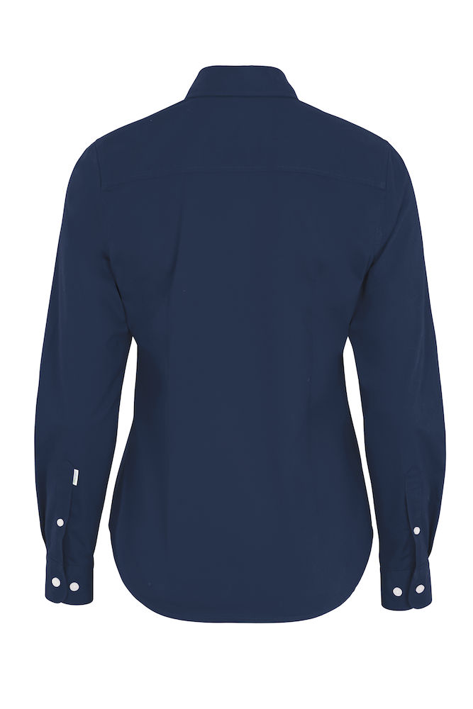 Bomullsskjorta - Dam - Cottover - Fairtrade, EKO & GOTS - Navy - 3