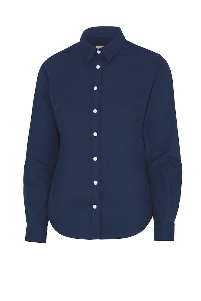 Bomullsskjorta - Dam - Cottover - Fairtrade, EKO & GOTS - Navy - 4