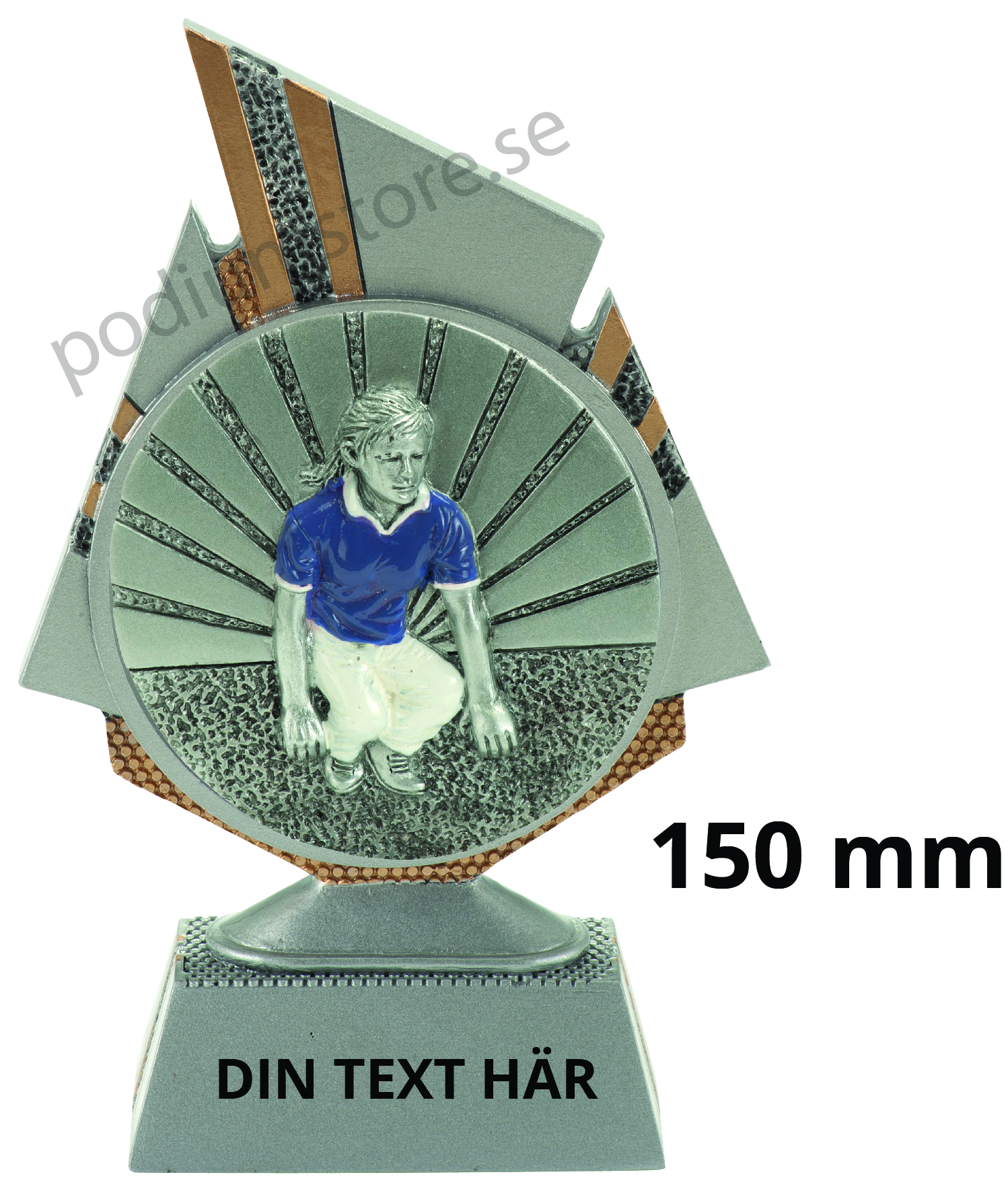 Boule Dam statyett Blaze 1.0 - 150 mm - Inklusive skylt med text