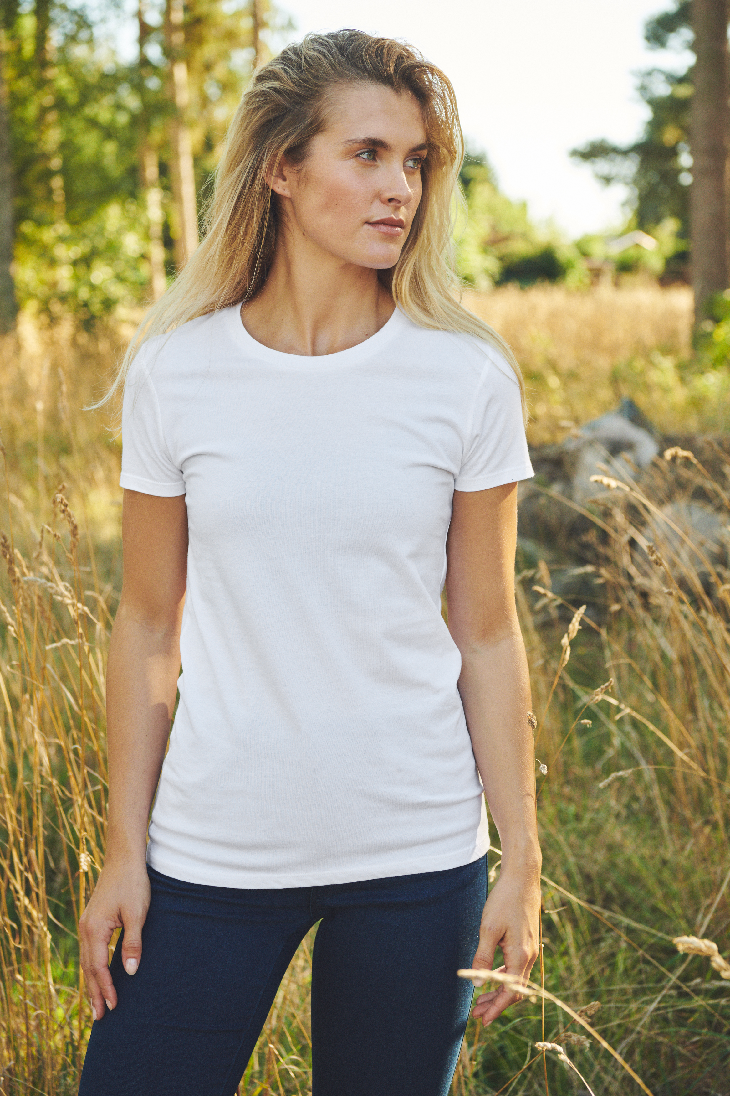 Ladies Tiger Cotton T-Shirt, Neutral, Organic - 4 different color - 3