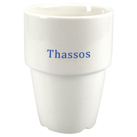 Stengodsmugg Thassos 23 cl- 2 olika muggfärger - Inklusive 1-färgstryck - Stafflade priser - 2
