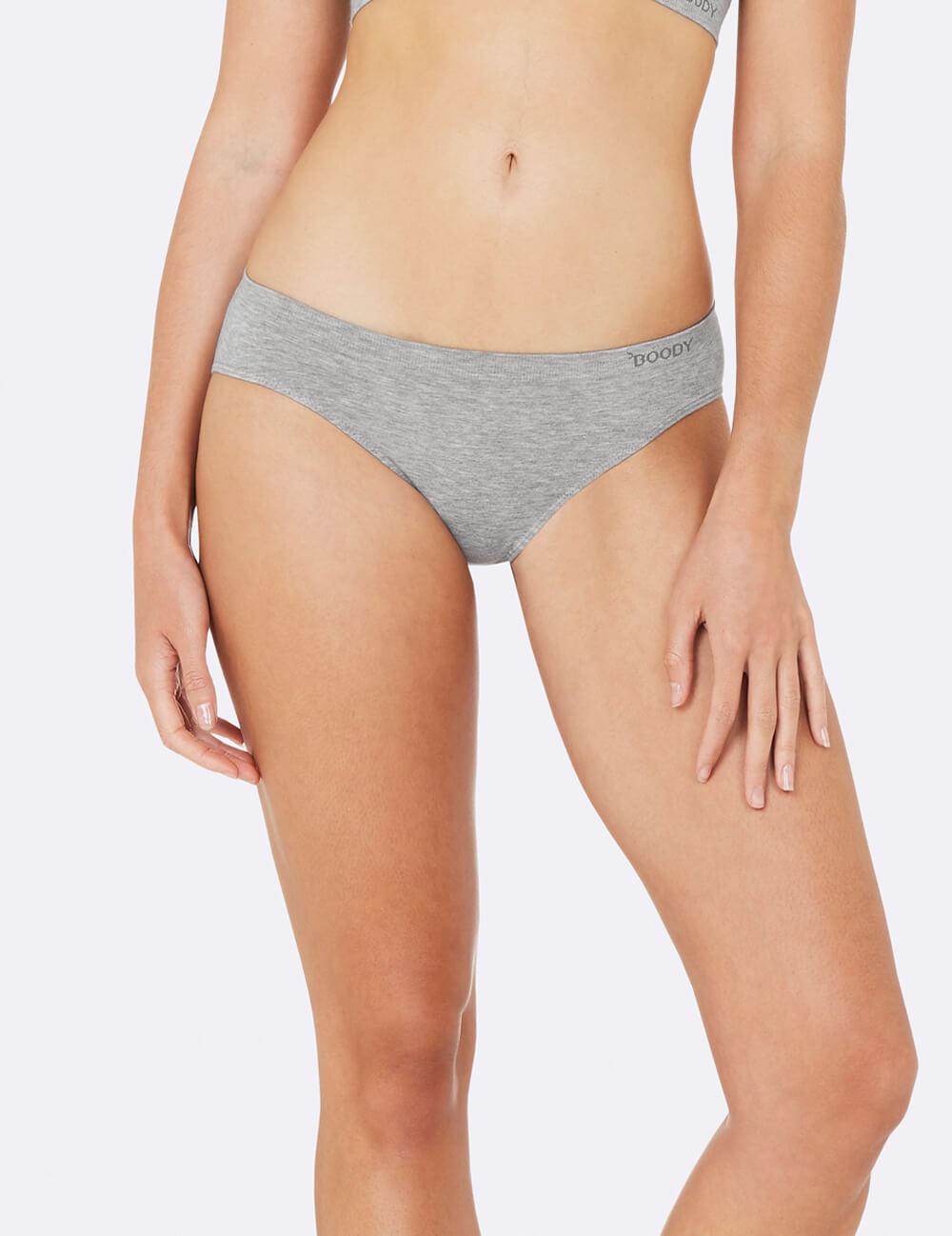 Trosa - Klassisk Bikini - Ljusgråa - BOODY - EKO - UTGÅR - 3