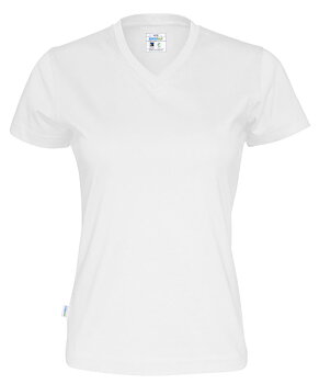 Cottover - V-ringad T-shirt - Dam - Fairtrade, EKO & GOTS - 14 olika färger