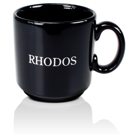 Stengodsmugg Rhodos 23 cl - 2 olika muggfärger - Inklusive 1-färgstryck - Stafflade priser - 2