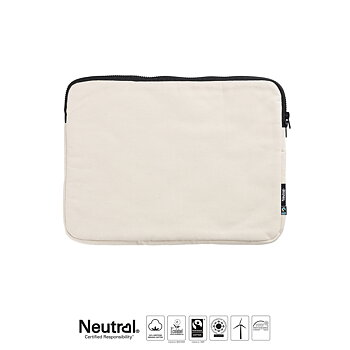Dataväska 15" - Neutral - Fairtrade & EKO GOTS - Natur