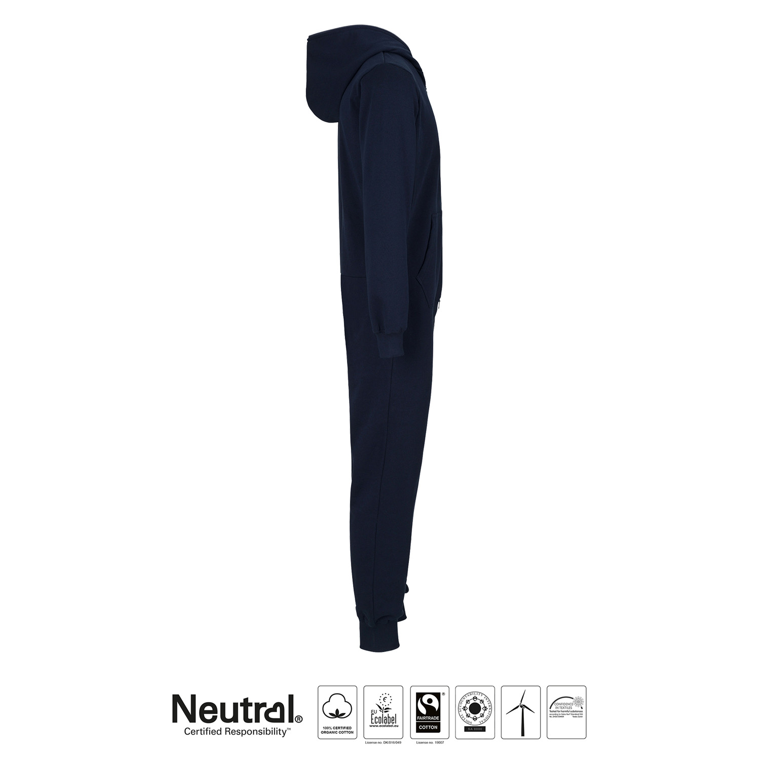 Jumpsuit - Barn - Neutral - Fairtrade & EKO GOTS - Navy - 5